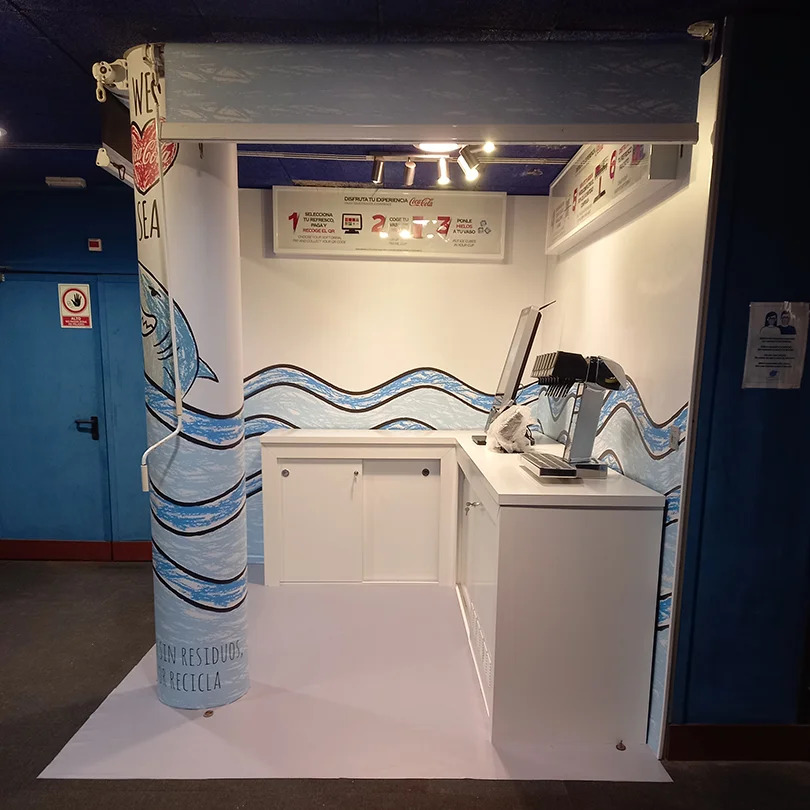 Montaje de stands en Barcelona